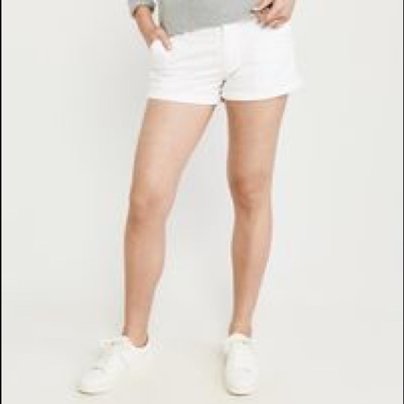 low rise chino shorts